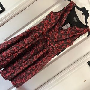 Eva Franco blck&red floral dress- tags on! Sz 10